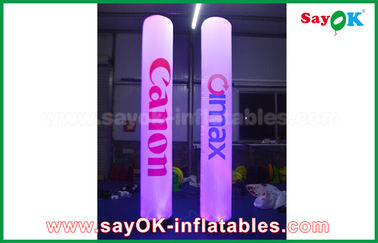 Advertising Inflatable Pillar Column Lighting Decoration With Logo Printing