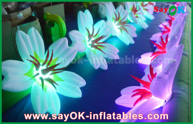 Inflatable Flower Chain Decoration / Wedding Stage Inflatable Light Decoration