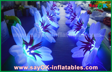 Inflatable Flower Chain Decoration / Wedding Stage Inflatable Light Decoration