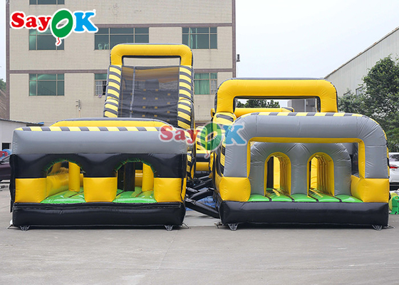 Outdoor Funny Inflatable Obstacle Course Digital Pringting Blow Up Obstacles Games