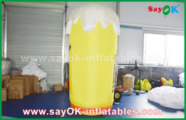 Giant Custom Inflatable Beer Bottle Cup With CE / UL Blower Oxford Cloth