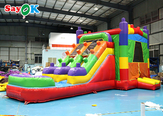 Commercial Inflatable Water Bounce Giant Funny Backyard Bounce House Slide