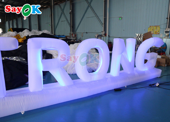 Customized Giant Inflatable Billboard Sign Balloon For Advertising Attractive Logo Display