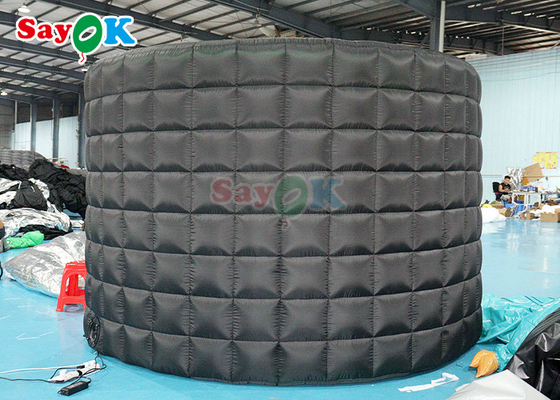 Portable Curved Inflatable Photo Booth Backdrop Wall For Exhibition