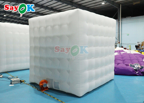Led Light Inflatable Marquee Tent Children Inflatable Cube Party Nightclub Tent Small Tent