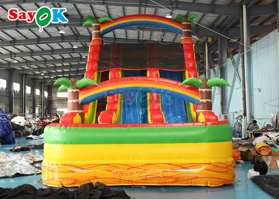 Inflatable Jumping Bouncer PVC Tarpaulin Inflatable Water Slides Commercial Kids Pool Waterslide