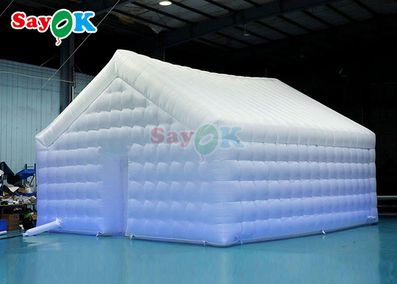Multipurpose Outdoor Inflatable White Tent For Wedding Party Advertising Fire Retardant