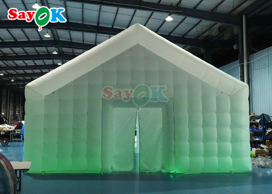 Multipurpose Outdoor Inflatable White Tent For Wedding Party Advertising Fire Retardant