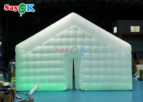 Multipurpose Outdoor Inflatable White Tent For Wedding Party Advertising Fire Retardant