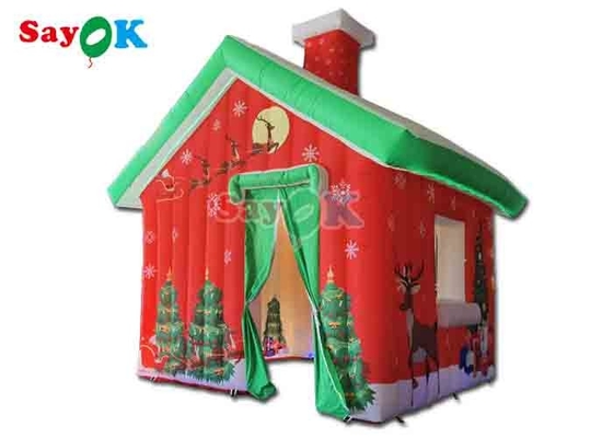 Oxford Cloth Giant Inflatable Christmas House Outdoor Camping Tent House