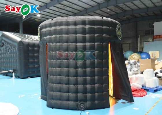 Oxford Cloth Inflatable Photo Booth Enclosure Backdrop Portable Inflatable 360 Circular Photo Booth