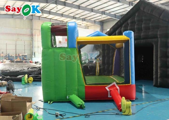 Lovely Dog Theme Commercial Inflatable Air Bouncer Castle With Dry Slide