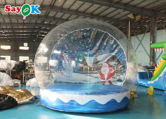 11.5FT Christmas Decoration Inflatable Snow Globe Transparent Bubble Tent