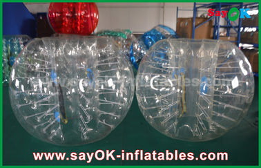 Inflatable Games For Adults Transparent 0.8mm / 1.0mm PVC / TPU Bubble Bumper Ball Soccer 1.5ｍ DIA