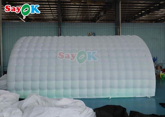 PVC Tarpaulin Inflatable Party Tunnel Outdoor Led Light Blow Up Sport Tunnel