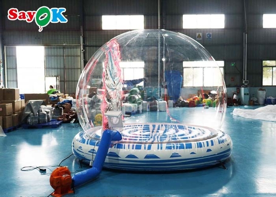 Giant Inflatable Snow Ball Party Bubble Dome Blow Up Christmas Snow Globe For Event