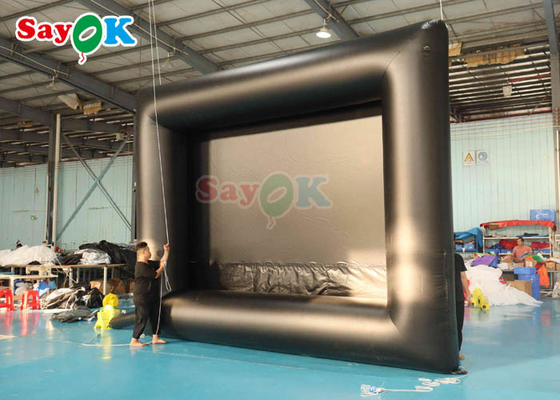 Portable Giant Entertainment Inflatable Movie Screen 16ft Open Air Cinema Screen