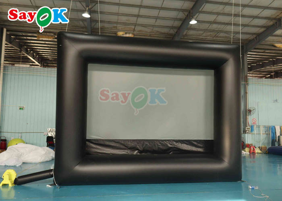 Portable Giant Entertainment Inflatable Movie Screen 16ft Open Air Cinema Screen