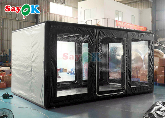 16.4FT Inflatable Car Cover Airtight Inflatable Car Shield Showcase Portable Car Booth Garage