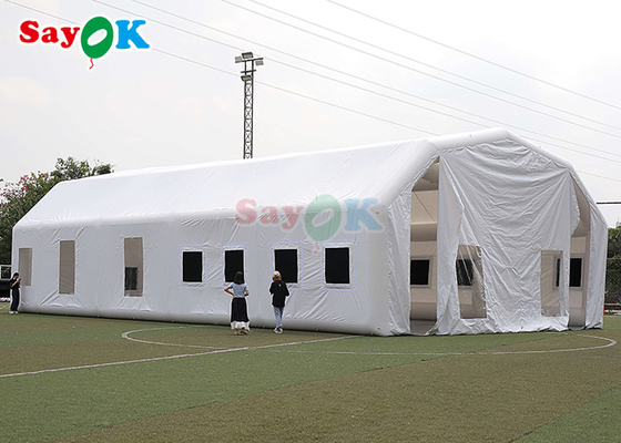 White Inflatable Spray Booth Airbrush Paint Booth Blow Up Tents For Camping Car Parking Workstation Club