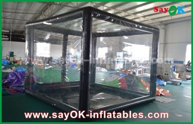 Transparent Inflatable Tent Custom Black Inflatable Air Tent For Promotion Or Commercial Advertising