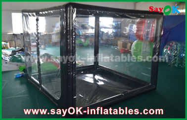 Transparent Inflatable Tent Custom Black Inflatable Air Tent For Promotion Or Commercial Advertising