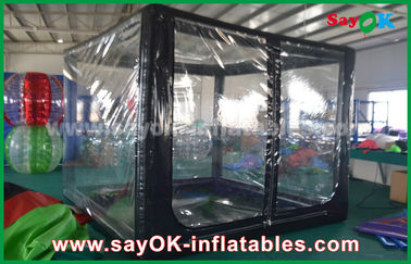 Transparent Inflatable Tent Custom Black Inflatable Air Tent For Promotion Or Commercial Advertising