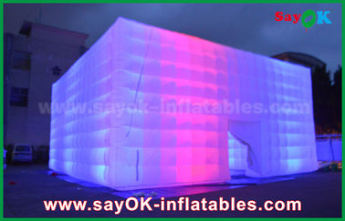Tent Inflatable Party/Camping Transparent Inflatable Square Tent With Led Lighting