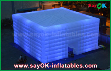 Tent Inflatable Party/Camping Transparent Inflatable Square Tent With Led Lighting