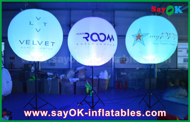 1.5m Stand Balloon Inflatable Lighting Decoration For Advertising / Promotion