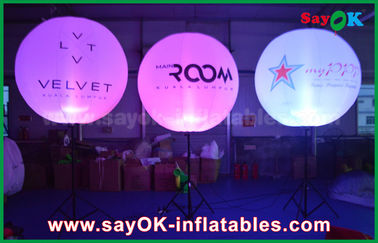 1.5m Stand Balloon Inflatable Lighting Decoration For Advertising / Promotion