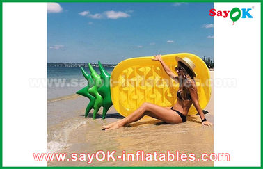 Yellow / Red / Fruit Slice Pool Float Raw Inflatable Pool Toys For Swimming