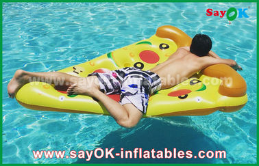 Yellow / Red / Fruit Slice Pool Float Raw Inflatable Pool Toys For Swimming