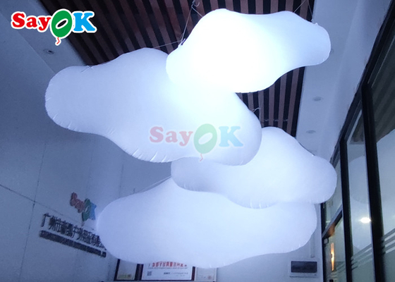 Giant Events Inflatable Cloud Shape Balloon For Advertising 2m 2.5m 3m