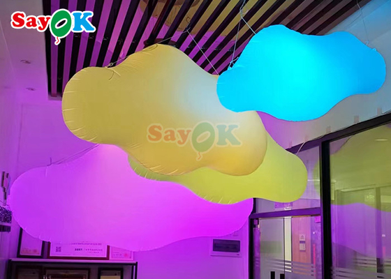 Giant Events Inflatable Cloud Shape Balloon For Advertising 2m 2.5m 3m