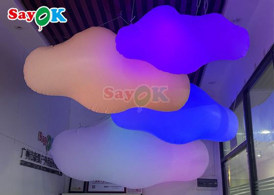 Giant Events Inflatable Cloud Shape Balloon For Advertising 2m 2.5m 3m