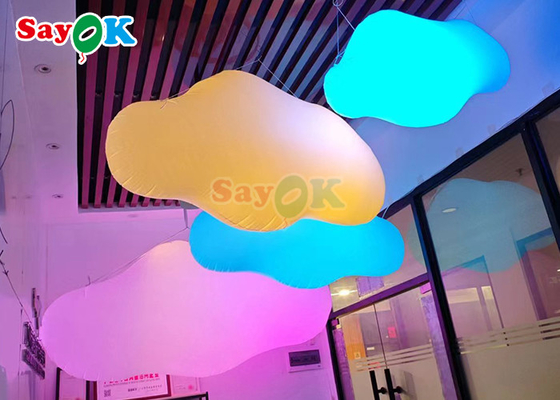 Customized Inflatable Cloud LED Lighting For Club Decoration Inflatable Pavilion At Music Festival