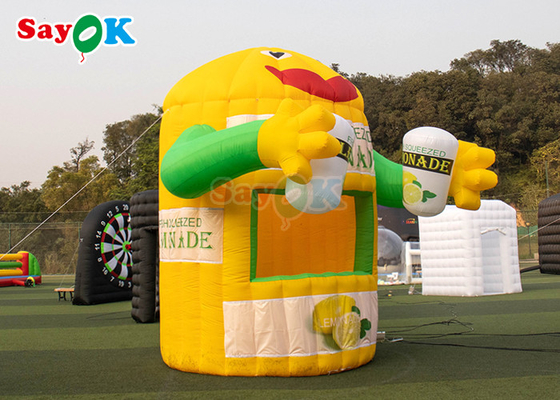9.8ft Attractive Fresh Yellow Inflatable Air Tent Lemon Fruit Stand Dome Tent