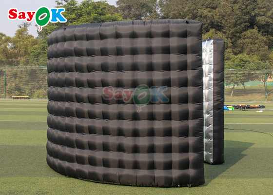 Automatic Inflatable 360 Photo Booth Wall Wedding Party Enclosure Backdrop With Led Light