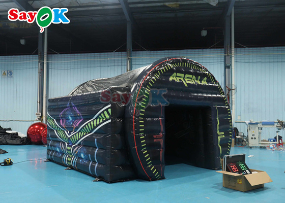 Funny Inflatable IPS Sport Games Inflatable Interactive Center Light Battle With Play System Arena Tent