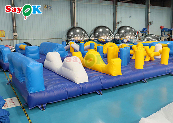 Adult Inflatable Interactive Game 36ft Giant Inflatable Obstacle Course