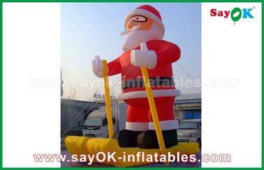 Customzied Various Inflatable Santa Claus Cartoon Characters For Christmas