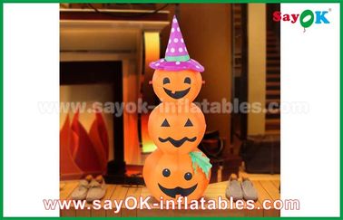 Inflatable Holiday Decorations , Pumpkin Inflatable Cartoon Characters For Halloween