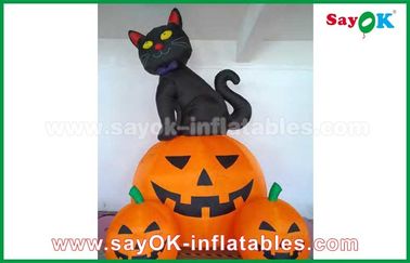 Inflatable Holiday Decorations , Pumpkin Inflatable Cartoon Characters For Halloween