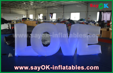 Colorful Inflatable Lighting Decoration Letter Love With Led light For Party or Wedding Decoration