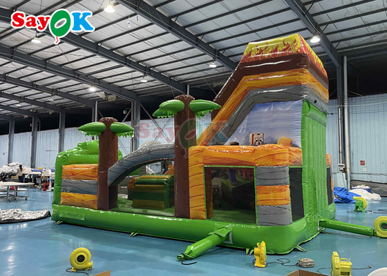 Outdoor Inflatable Slide 21.3FT Inflatable Bouncy Castle Slide Kids Slide Bouncer House For Indoor