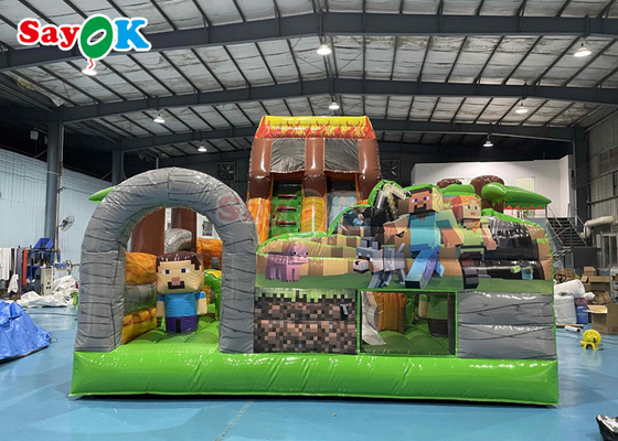 Outdoor Inflatable Slide 21.3FT Inflatable Bouncy Castle Slide Kids Slide Bouncer House For Indoor