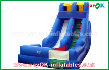 Inflatable Slip And Slide Giant Safety Inflatable Bouncer For Amusement Park , Inflatable Bounce Castle Bouncy Slides