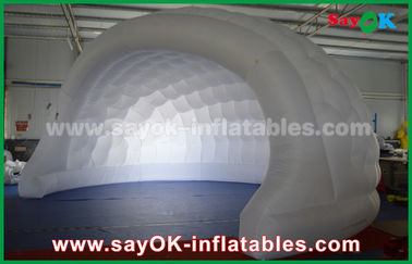 Dome Inflatable Tent 210D Oxford Cloth Inflatable Air Tent For Event / LED Lighting Inflatable Lawn Tent