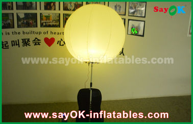 190 D Nylon Cloth Windproof LED Inflatable Ball , Promotion Inflatable LED Balloon